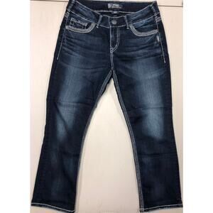Silver Jeans Cropped W29 EUC